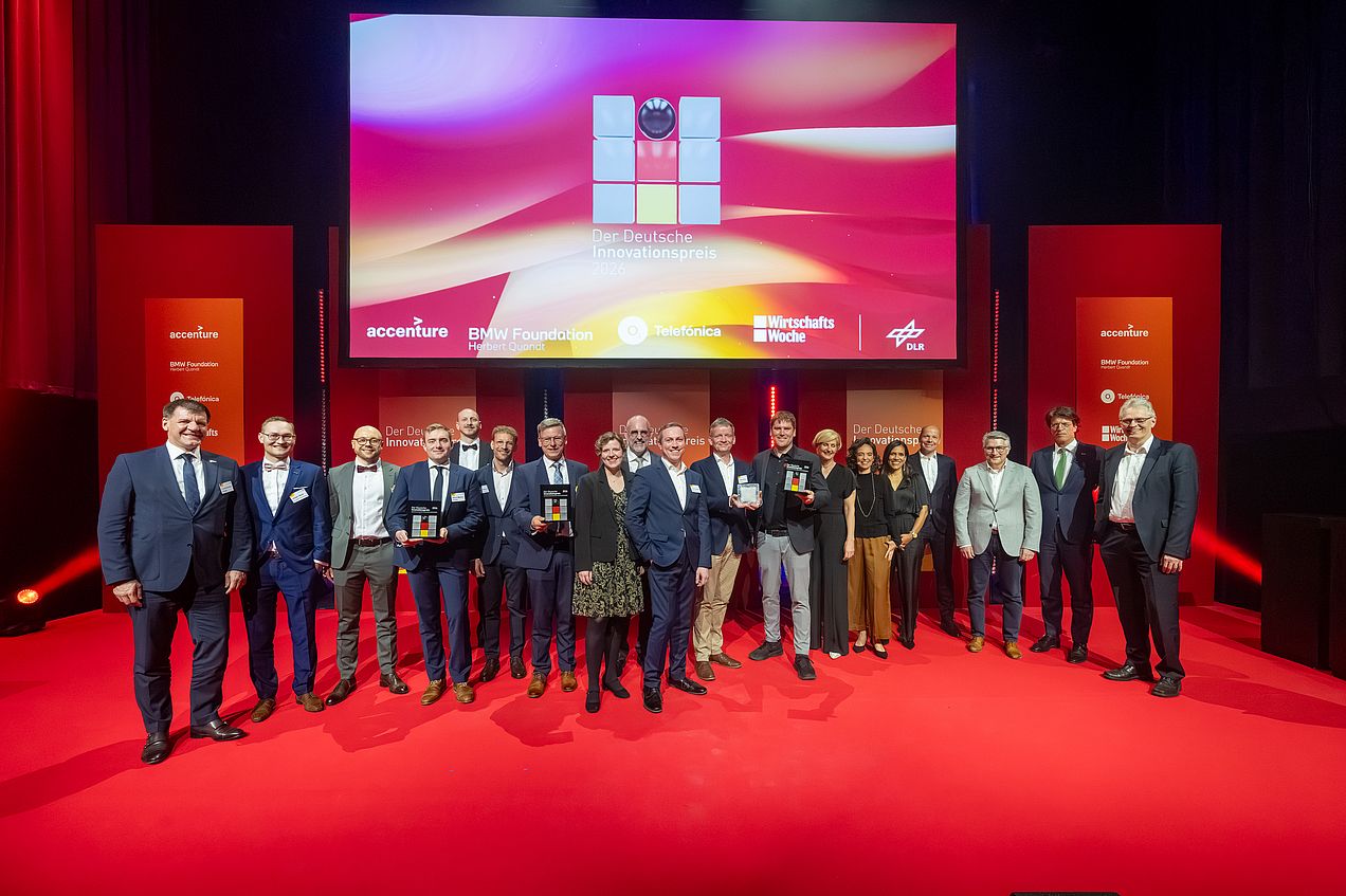 All winning teams of the 2026 German Innovation Award. (©argum)